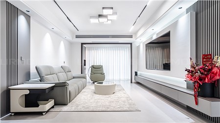 12.8w打造現代黑白風格的家136m² | 麗爾曼頓全房全屋定制 12.8w打造現代黑白風格的家136m² | 麗爾曼頓全房全屋定制